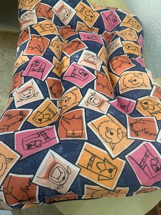 Cama para perros con estampado divertido 60x80