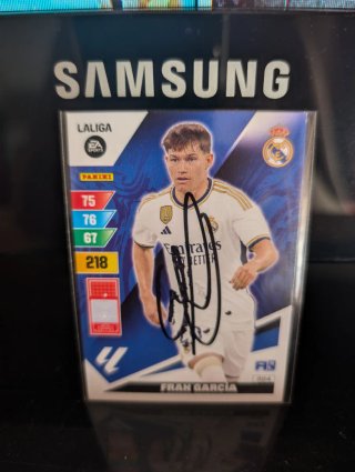 Cromo Fran García firmado Panini LaLiga
