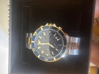 Orologio Emporio Armani Blu e Dorato