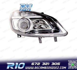 FARO DCH PARA RENAULT SCENIC II 05-08 FONDO NEGRO