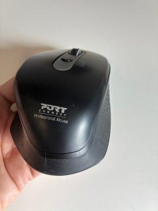 Ratón Port Designs Bluetooth Recargable Negro