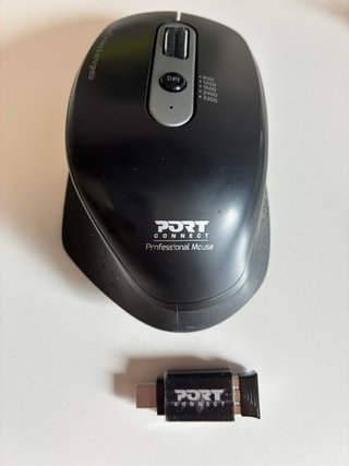 Ratón Port Designs Bluetooth Recargable Negro
