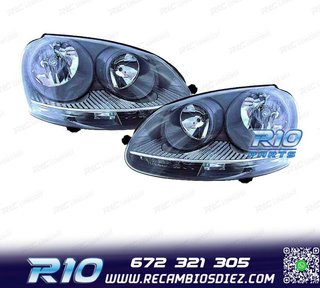 FAROS VOLKSWAGEN VW GOLF V 03-08 FONDO GRIS