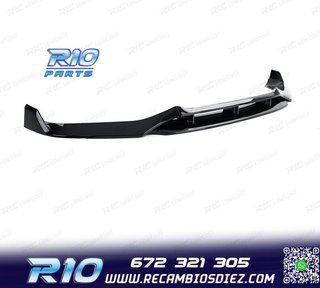 SPOILER LIP BMW X5 F15 12-18 LOOK M PERFORMANCE NEGRO BRILLO