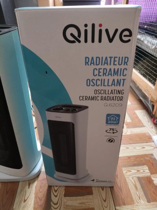 Qilive Radiador Cerámico Oscilante