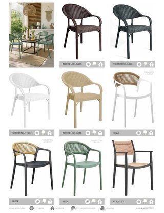 SILLAS TERRAZA A LOS MEJORES PRECIOS IDEAL HOSTELE