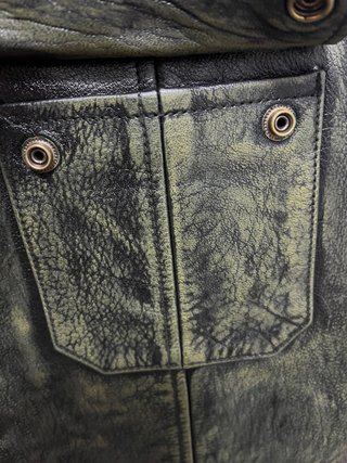 Chaleco Biker Piel Genuina