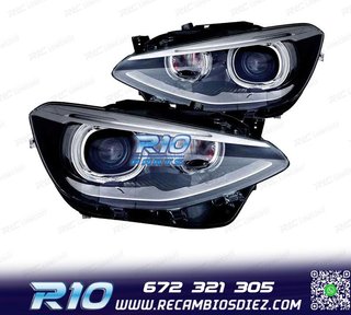 FAROS BMW F20 F21 10-14 XENON LED FONDO NEGRO