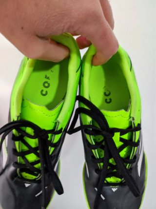Adidas Copa Pure 3 League TF J - Negro/Verde