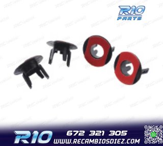KIT 4 SOPORTES PDC BMW E92 PARAGOLPES TRASERO LOOK M