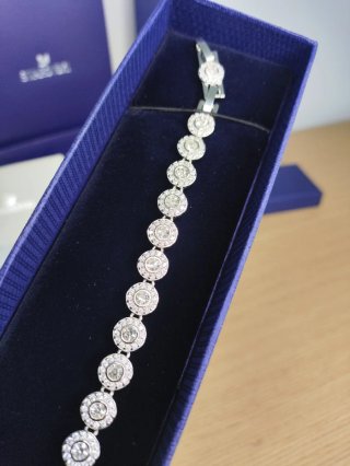 Pulsera Swarovski Angelic Plata