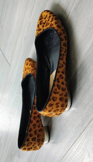 Bailarinas Zara Animal Print Talla 38