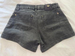 Shorts vaqueros grises mujer