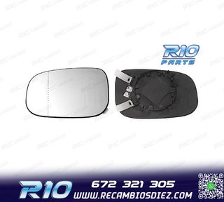 CRISTAL ESPEJO BASE IZQUIERDO VOLVO S40 04-10