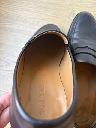 Mocasines de Piel Negros Talla 44 Scalpers