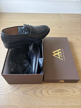 Mocasines de Piel Negros Talla 44 Scalpers