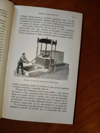 Libro antiguo 1921: Material Vinícola