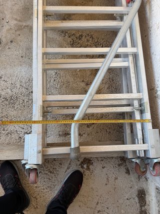 Andamio aluminio acepto cambio