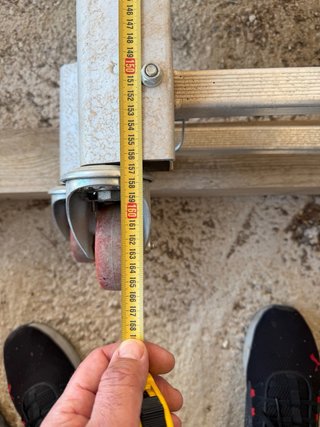 Andamio aluminio acepto cambio
