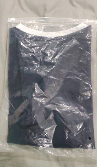 Camiseta azul cuello pico T44/46