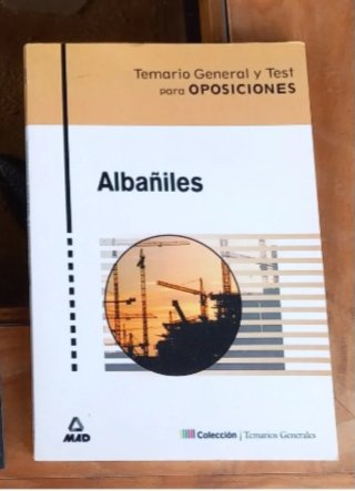 Libro oposiciones Albañiles