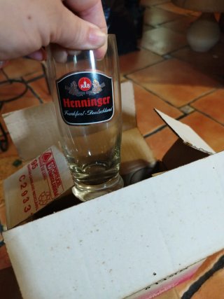 Vaso Cerveza Henninger Frankfurt 12 ud