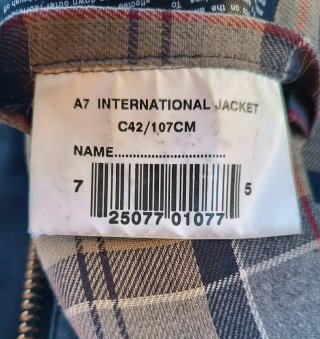 Barbour International Nero C42