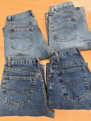 Lote 4 Jeans Vintage Mendozas, Bonaventure, Pepe J