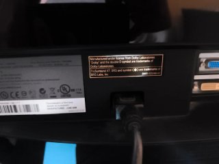 Monitor Samsung T220HD Negro/Plata