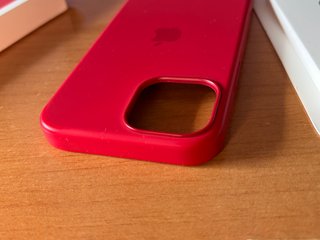 Funda iPhone 13 Mini Roja Oficial Silicona