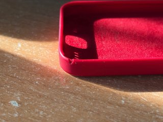 Funda iPhone 13 Mini Roja Oficial Silicona