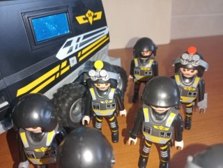 Playmobil-Lot fuerzas especiales 9360 9363 policia