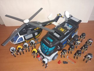 Playmobil-Lot fuerzas especiales 9360 9363 policia