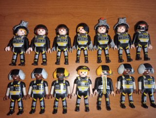 Playmobil-Lot fuerzas especiales 9360 9363 policia