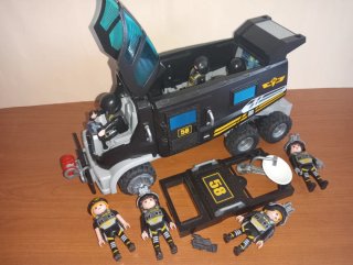 Playmobil-Lot fuerzas especiales 9360 9363 policia