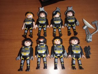 Playmobil-Lot fuerzas especiales 9360 9363 policia