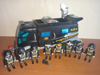 Playmobil-Lot fuerzas especiales 9360 9363 policia