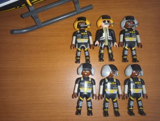 Playmobil-Lot fuerzas especiales 9360 9363 policia