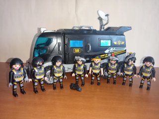 Playmobil-Lot fuerzas especiales 9360 9363 policia