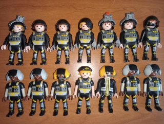 Playmobil-Lot fuerzas especiales 9360 9363 policia