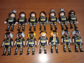 Playmobil-Lot fuerzas especiales 9360 9363 policia