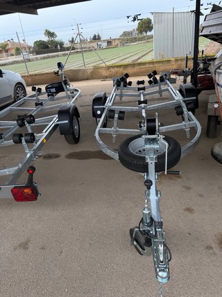 Remolque barco 6m extensible