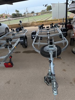 Remolque barco 6m extensible