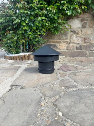 Pack Tubos Chimenea DINAK Ø150 Negro Mate