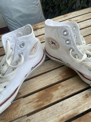 Zapatillas Converse Blancas Caña Alta