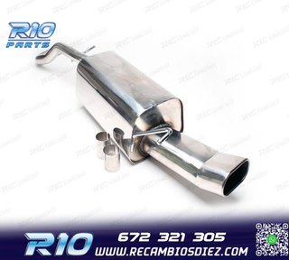 SILENCIOSO ESCAPE PARA VOLKSWAGEN VW GOLF IV 09 1996- INOX D