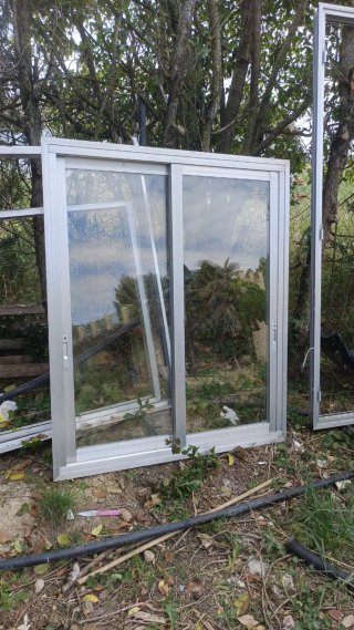 Ventanas de aluminio con vidrio