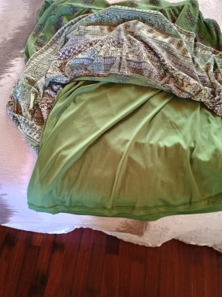 Vestido Zara Verde T S