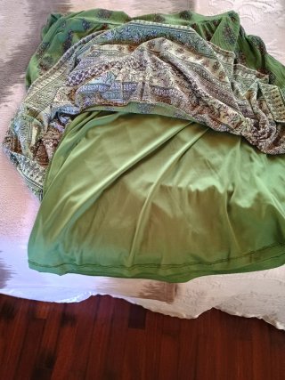 Vestido Zara Verde T S