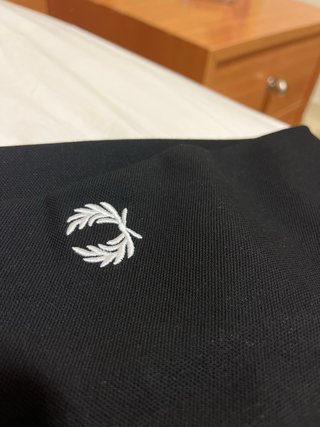 Polo Fred Perry Negro Talla M